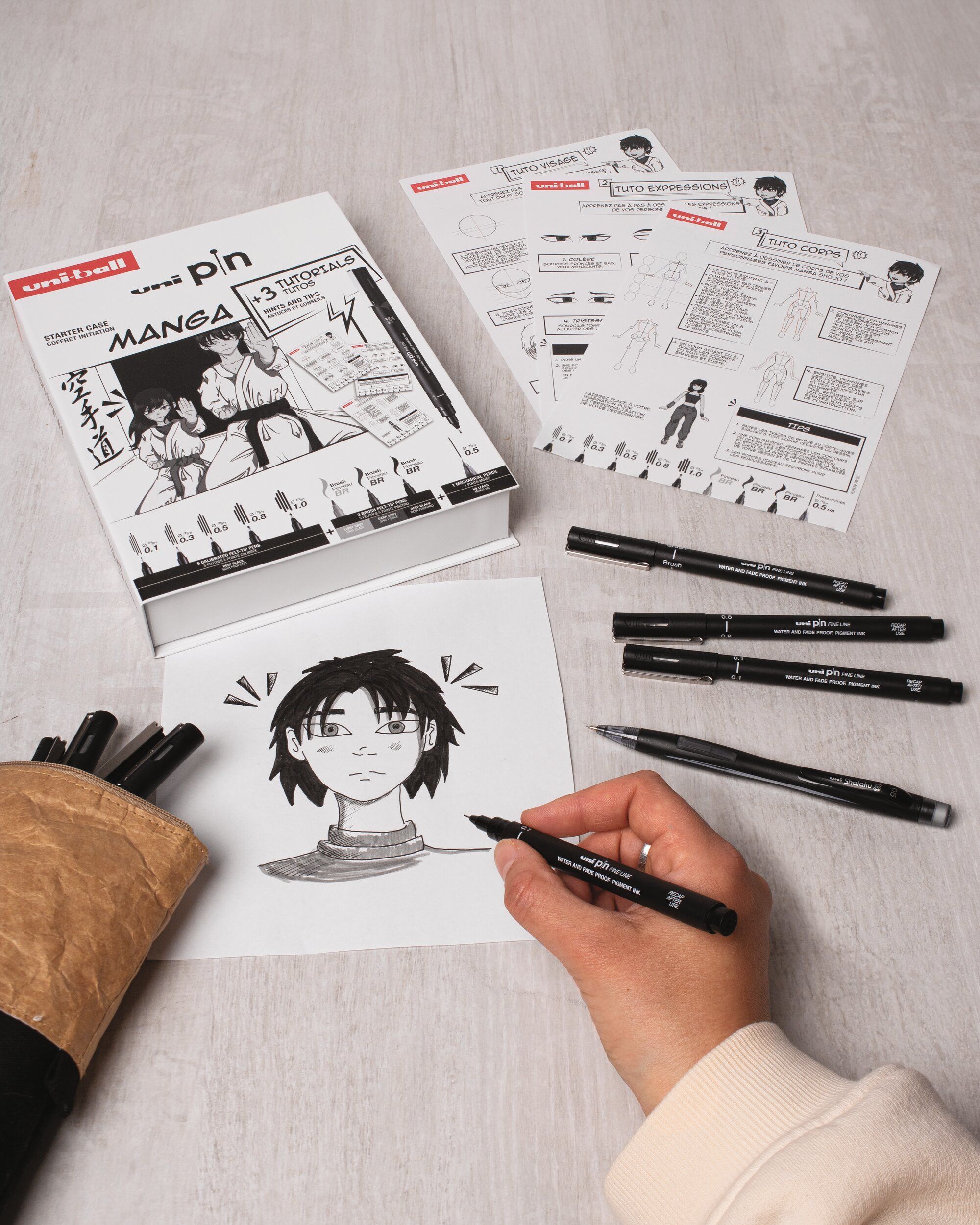KIT PER DISEGNO MANGA