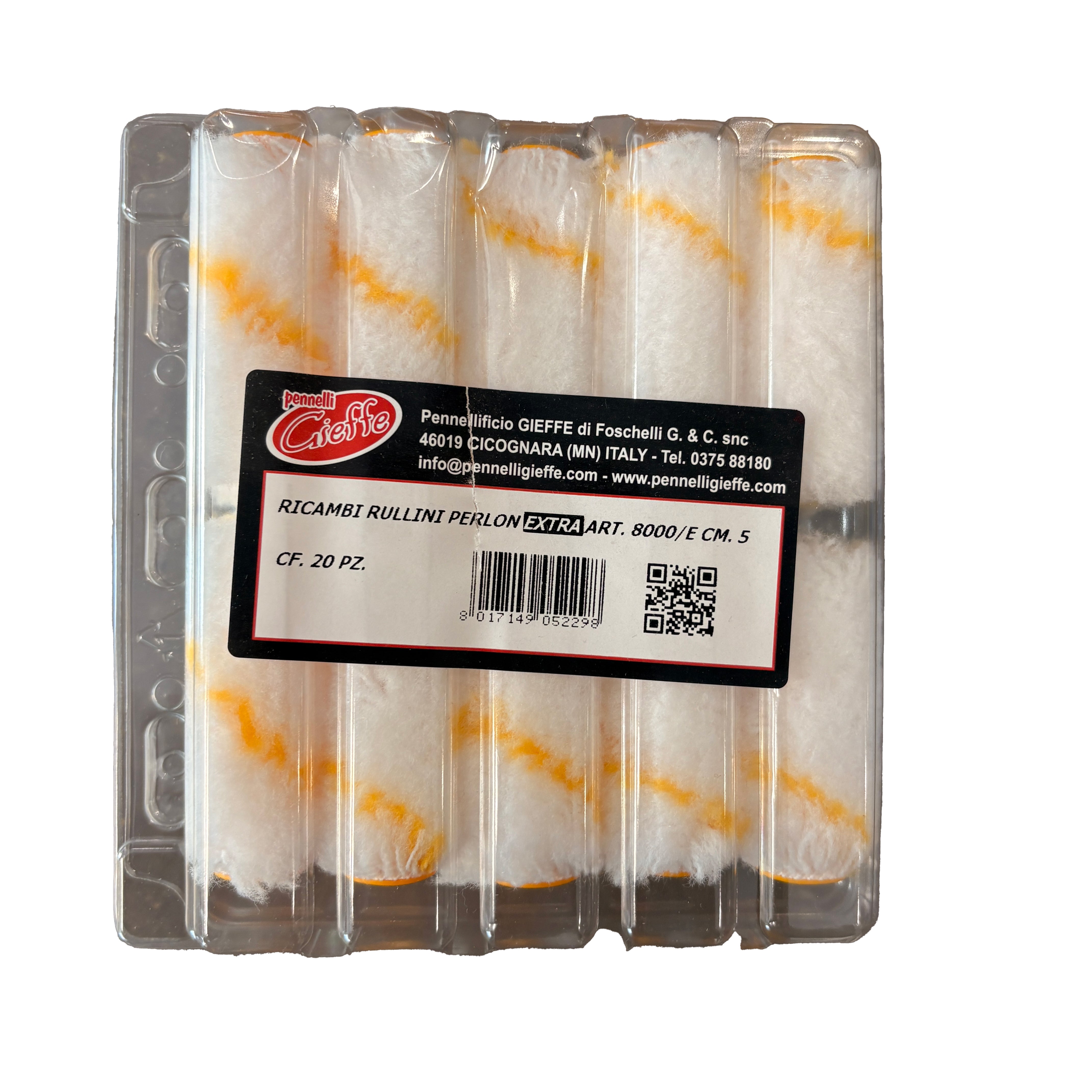 SCATOLA 20pz/5cm RULLINO PERLON EXTRA